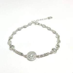 Beryl Jewelz Silver Charming Bracelet