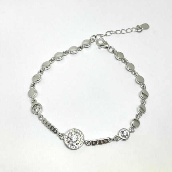 Beryl Jewelz Silver Charming Bracelet